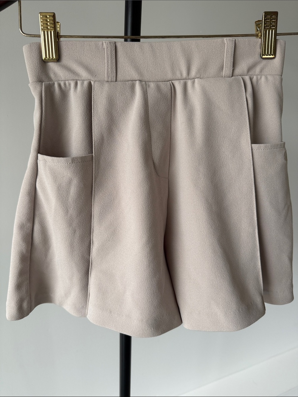 Kids Cream Skort with Front Pockets